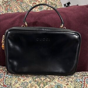 Gucci Black Leather Bag